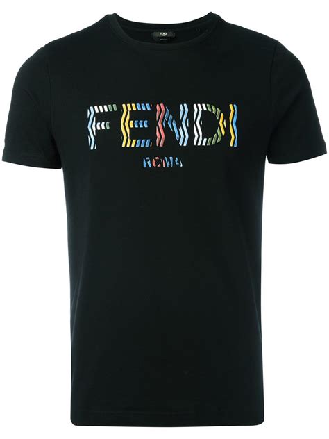 black jacket fendi jeans on the back|fendi t shirts.